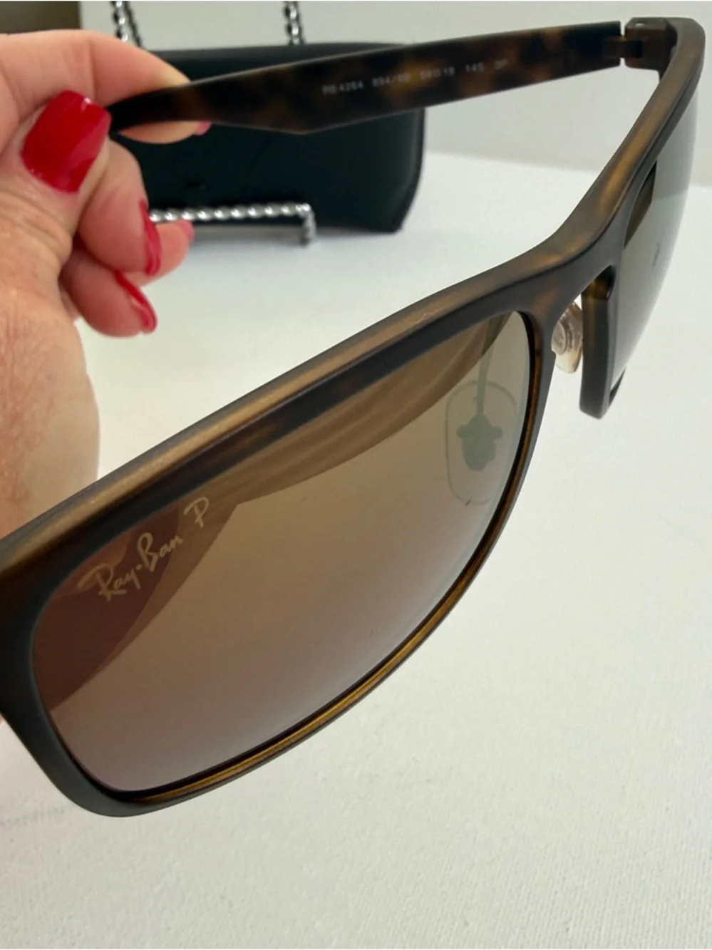 Ray-Ban Brown Tortoiseshell Frame Sunglasses with Brown Lenses